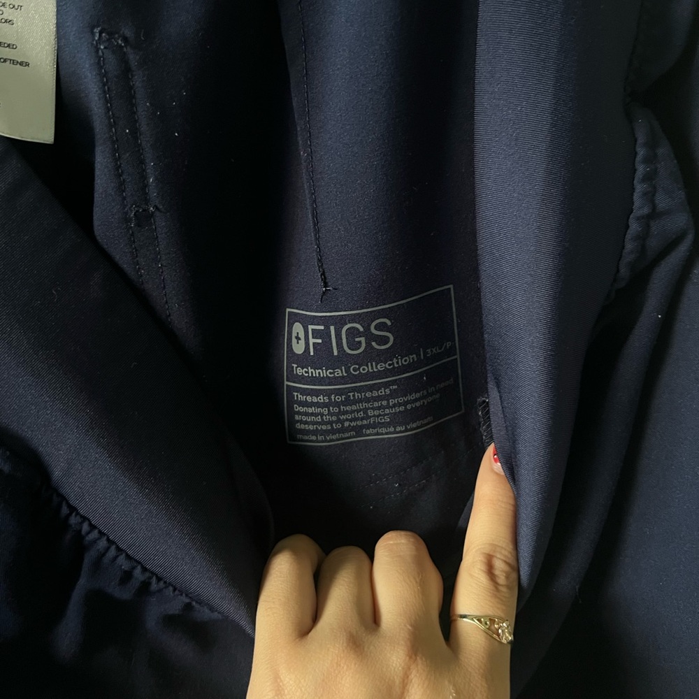 Figs Deep Blue AND Brown Women's Joggers. 2 pairs of pants! - Picture 3 of 7